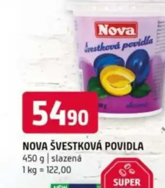 Terno Nova švestková povidla nabídka