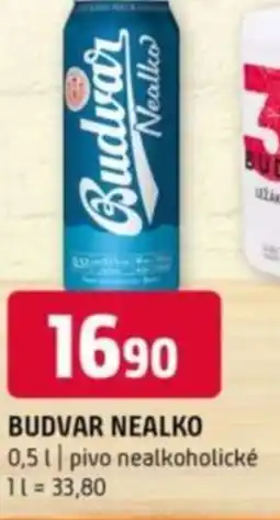 Terno Budvar nealko nabídka