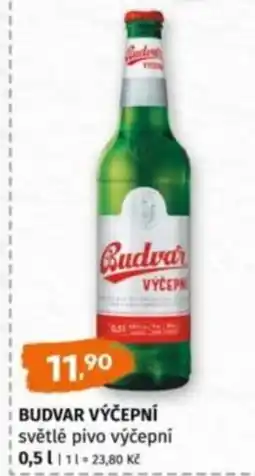 Terno Budvar výčepní nabídka