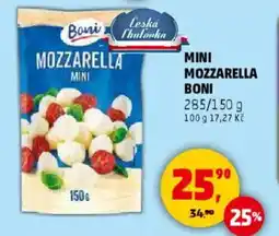 Penny Market Mini mozzarella Boni nabídka