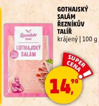 Penny Market Řezníkův Talíř Gothajský salam nabídka