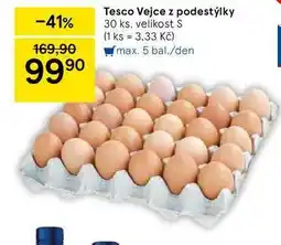 Tesco Tesco Vejce z podestýlky, 30 ks. velikost S nabídka