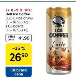 Tesco Hell Ice Coffee, 0.25 l. více druhů nabídka