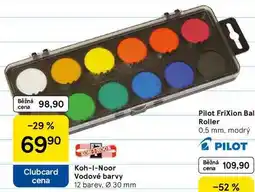 Tesco Koh-I-Noor Vodové barvy 12 barev, Ø 30 mm nabídka