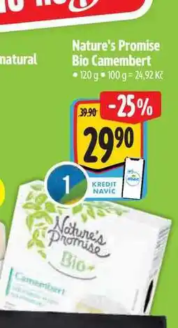 Albert l Nature's Promise Bio Camembert 120 g nabídka