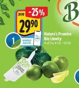 Albert Nature's Promise Bio Limety 3 ks nabídka