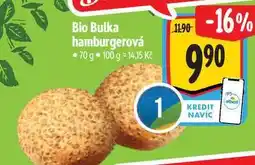 Albert Bio Bulka hamburgerová 70 g nabídka