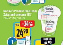 Albert Nature's Promise Free From Zakysaná smetana 15% 180 g nabídka