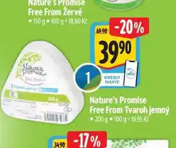 Albert t Nature's Promise Free From Tvaroh jemný 200 g nabídka