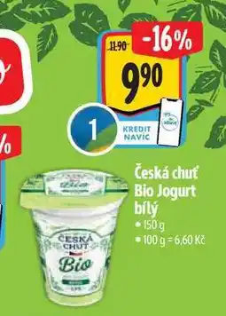 Albert Česká chuť Bio Jogurt bílý 150 g nabídka