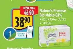Albert Nature's Promise Bio Máslo 82% 125 g nabídka