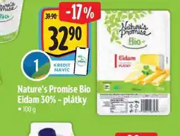 Albert Nature's Promise Bio Eidam 30% - plátky 100 g nabídka
