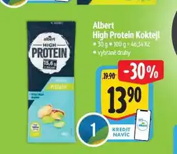 Albert Albert High Protein Koktejl 30 g nabídka