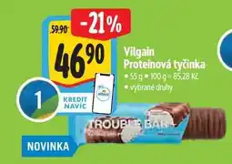 Albert Vilgain Proteinová tyčinka 55 g nabídka