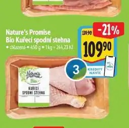 Albert Nature's Promise Bio Kuřecí spodní stehna 450 g nabídka