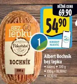 Albert Albert Bochník bez lepku balený 300 g nabídka