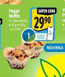 Albert Vegan Muffin 70 g nabídka