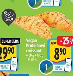 Albert Vegan Proteinový croissant 60 g nabídka