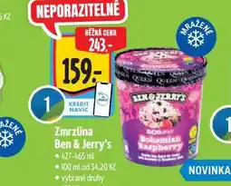 Albert mrzlina Ben & Jerry's 427-465 ml • nabídka