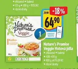 Albert Nature's Promise Veggie Hotová jídla 400-430 g nabídka