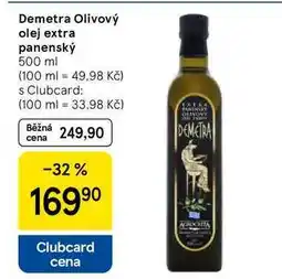 Tesco Demetra Olivový olej extra panenský, 500 ml nabídka