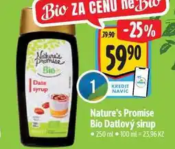 Albert Nature's Promise Bio Datlový sirup 250 ml nabídka