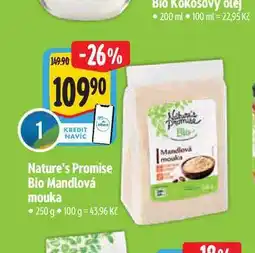 Albert Nature's Promise Bio Mandlová mouka 250 g nabídka