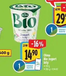 Albert Olma Bio Jogurt bílý 150 g nabídka