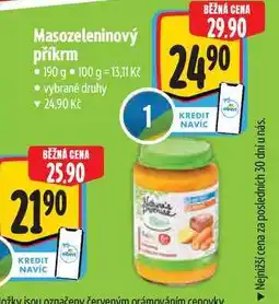 Albert Masozeleninový příkrm 190 g nabídka
