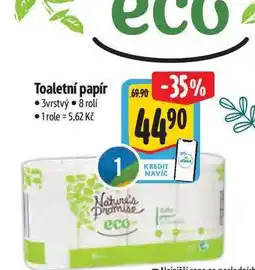 Albert Toaletní papír 3vrstvý 8 rolí nabídka