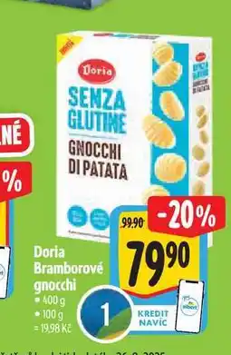 Albert Doria Bramborové gnocchi 400g nabídka