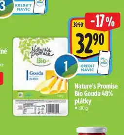 Albert Nature's Promise Bio Gouda 48% plátky 100 g nabídka