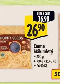 Albert Emma Mák mletý 200 g nabídka