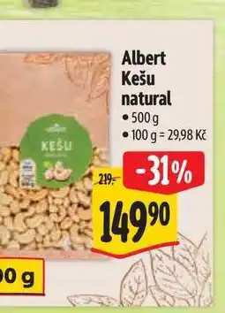 Albert Albert Kešu natural 500g nabídka