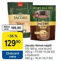 Tesco Jacobs Velvet náplň, 170-180 g, více druhů nabídka