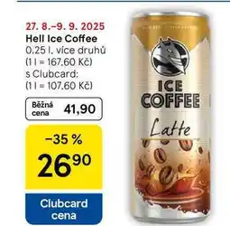 Tesco Hell Ice Coffee, 0.25 l, více druhů nabídka