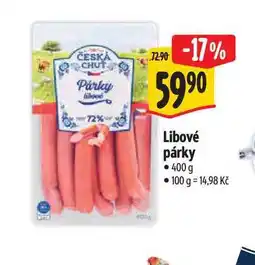 Albert Libové párky 400 g nabídka