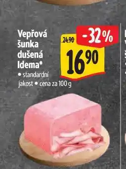 Albert Vepřová šunka Idema 100 g nabídka
