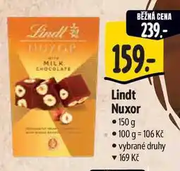 Albert Lindt Nuxor 150g nabídka