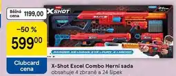 Tesco X-Shot Excel Combo Herní sada, obsahuje 4 zbraně a 24 šipek 24 nabídka