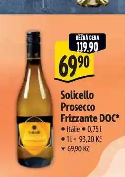 Albert Solicello Prosecco Frizzante DOC 0,75 l nabídka