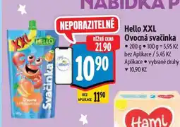 Albert Hello XXL Ovocná svačinka 200 g nabídka