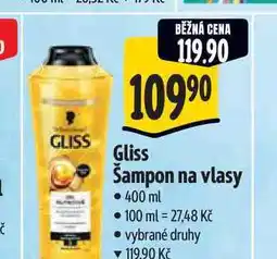 Albert Gliss Šampon na vlasy 400 ml nabídka