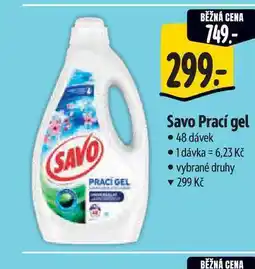 Albert Savo Prací gel 48 dávek nabídka
