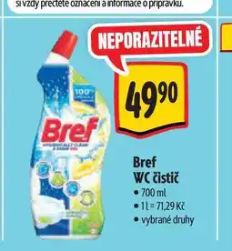 Albert Bref Power Aktiv WC čistič 700ml, vybrané druhy nabídka