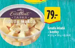 Albert Gouda mladá - kostky 120 g nabídka