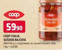 Terno Coop italia sušená rajčata nabídka