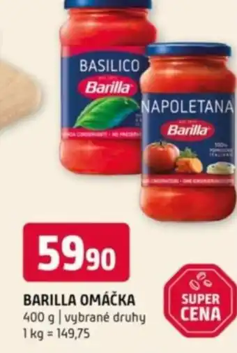 Terno Barilla omáčka nabídka