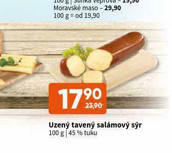 Terno Uzený tavený salámový sýr nabídka