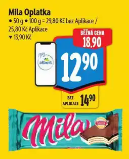 Albert Mila Oplatka nabídka